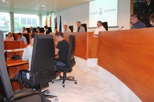 Imatge del Ple del Consell d'aquest divendres. Foto: Consell Insular d'Eivissa.