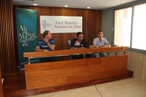 Sergio Troncoso, Toni Matutes y Pere Tarrés, en un momento de la presentación del torneo