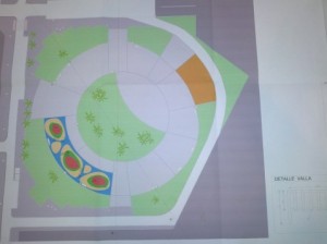 Plano de las obras que se van a llevar a cabo en el parque de es Pratet.