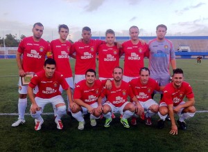 Once inicial del CD Ibiza que logró este sábado su primer triunfo en la Liga.