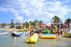 Los hinchables tuvieron una gran aceptación. Foto: Imam Comunicación.