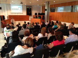 Imagen de la jornada, desarrollada en el salón de actos del Consell Insular de Eivissa. Foto: Fundación Aldaba.