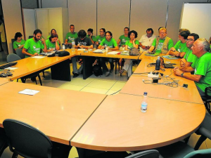 A la imatge, un moment de la reunió celebrada ahir.  Foto: Ara Balears