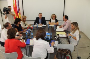 Imatge de la reunió del Consell d'Alcaldes. Foto: Consell Insular d'Eivissa.