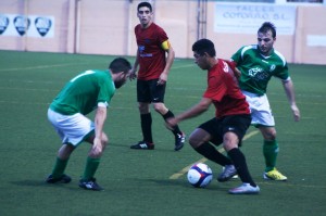 Ademerio fue el autor del sexto gol del Formentera B en su visita al campo del colista.