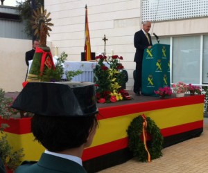 El Director Insular Rafael García Vila, durante su discurso. Fotos: D.V.