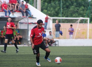 Mourad, en el último partido de Liga ante el Manacor