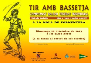 Este domingo se disputa en Formentera el Campeonato de Balears de tir amb bassetja.