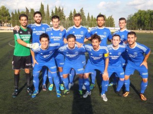 Once del San Rafael en el campo del Llosetense. Foto: Fútbol Balear