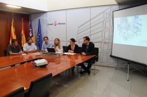 Imatge de la roda de premsa de presentació de l'estand. Foto: Consell Insular d'Eivissa.