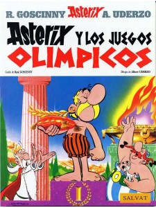 Portada del álbum Asterix y los Juegos Olímpicos.