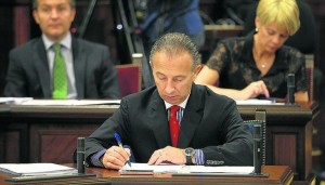 Imatge d'arxiu del conseller Carlos Delgado, el més polèmic de l'equip de govern de José Ramón Bauzá. Foto: Ara Balears