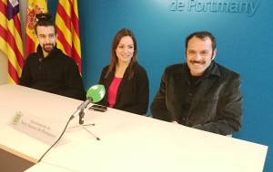 Ismael Martínez, Lidia Costa y Antoni Bonet, durante la presentación de Sonorizarte.