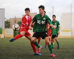 Mario Contreras, jugador del Sant Jordi de Luga Nacional Juvenil, ha sido convocado por Balears Sub-18. Foto: Sant Jordi