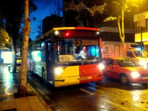 Un autobús de línea