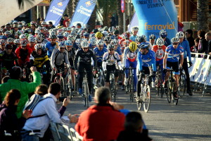 Instante de la salida desde la Avenida de Santa Eulària