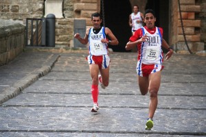 Isidro Gil e Ibrahim Laghdassi, durante la pasada Cursa Eivissa Patrimoni de la Humanitat.