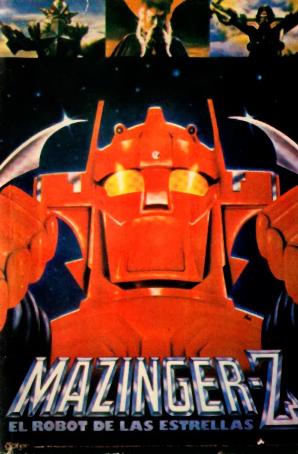 Cartel anunciante de la película de imagen real Mazinger Z, el robot de las estrellas.