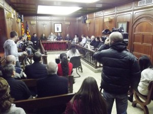 El pleno extraordinario del Ayuntamiento de Santa Eulària ha mostrado su total rechazo al proyecto de reabrir la cantera.