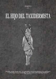 El cartel de 'El hijo del taxidermista', diseñado por el director Enrique Villalonga.