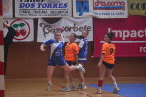 Victoria Núñez, en un partido de Liga