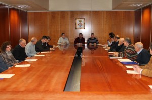 Un moment de la reunió del Consell Agrari