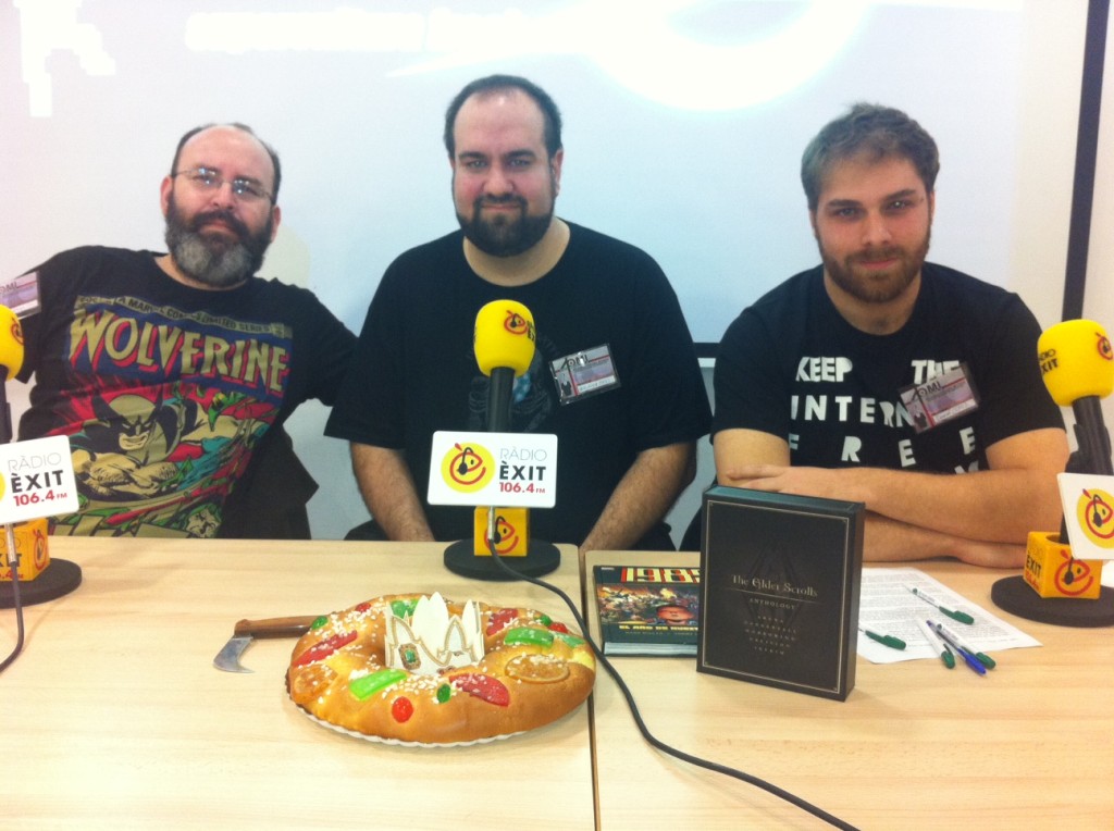 Lluís Ferrer, Álex Berlanga y Ismael del Valle, los responsables de la criatura. Foto: D.V.