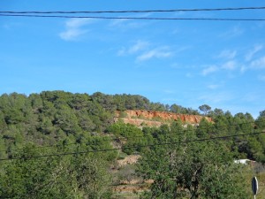 Imagen de la cantera del Puig de s'Argentera