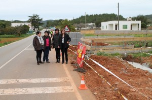 Un moment de la visita a les obres. Foto: CIE.