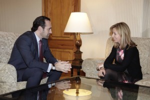 El president balear, José Ramón Bauzá, i l'alcaldessa d'Eivissa, Pilar Marí. Foto: CAIB.