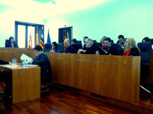 Un momento del pleno de hoy en el ayuntamiento de Eivissa