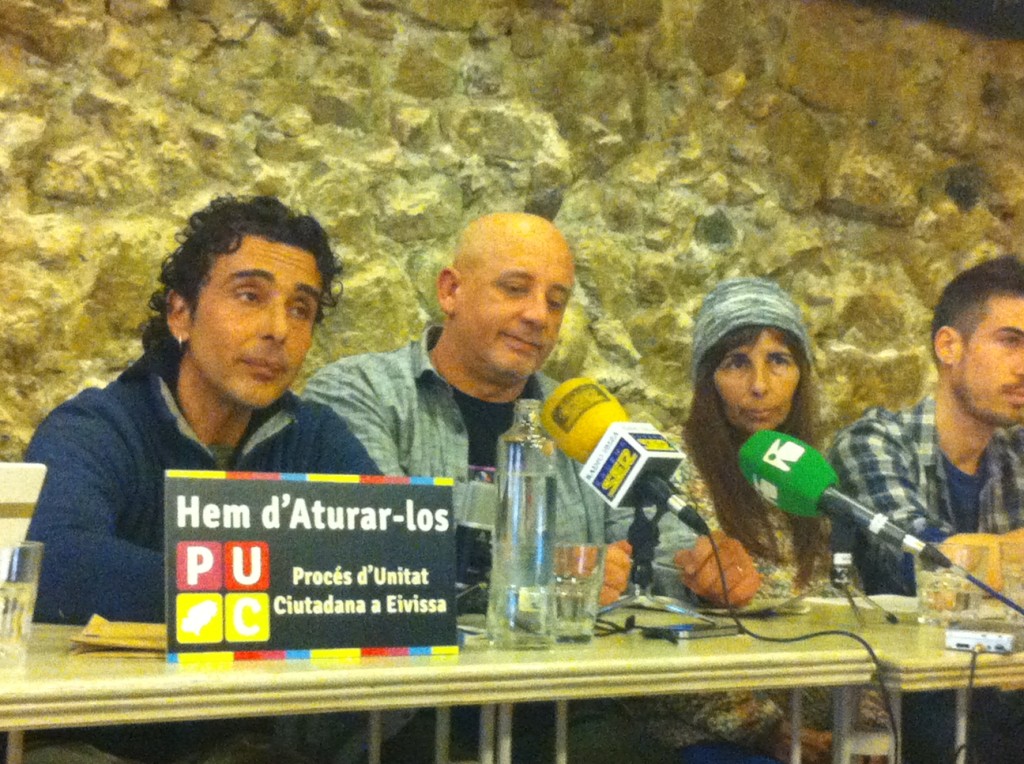 Gianandre di Terlizzi i Joan Ribas, durant la roda de premsa de presentació de PUC. Foto: D.V.