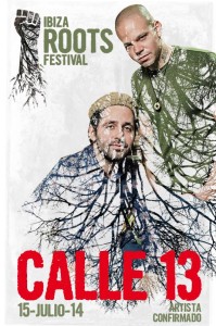 Ibiza Roots Festival ha anunciado la incorporación de Calle 13 a su cartel con esta imagen promocional.  Foto: Ibiza Roots Festival