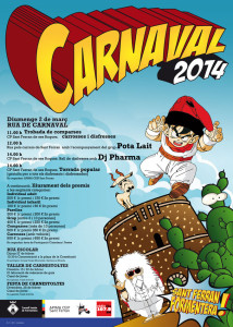 El cartell del Carnaval 2014 a Formentera. 