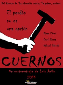 Cartel provisional de 'Cuernos'.