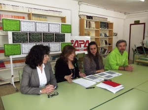 Una imatge de la presentació de la jornada lúdica aquest matí en el col·legi Sant Ciriac.