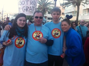 Manifestación contra las prospecciones petrolíferas en Ibiza