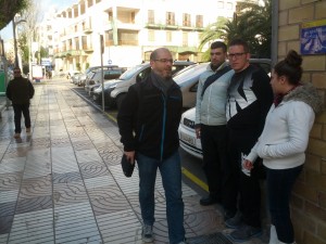 El concejal del PSOE-Pacte en el Ayuntamiento de Vila, Alfonso Molina, entrando en los a los Juzgados de Eivissa. 