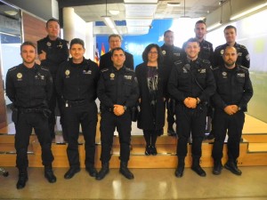 Imagen de agentes de la Policía Local de Sant Antoni 