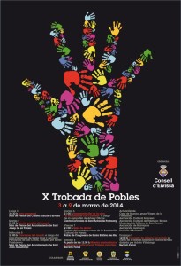 A la imatge, el cartell de la X Trobada de Pobles. 