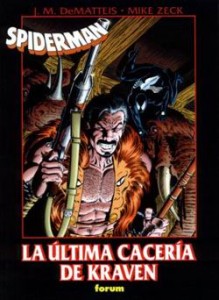 Portada de uno de los muchos recopilatorios de la influyente saga de Kraven.