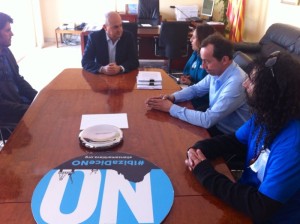 Un momento de la reunión en la Dirección Insular del Gobierno en las Pitiüses. Foto: D. V. 