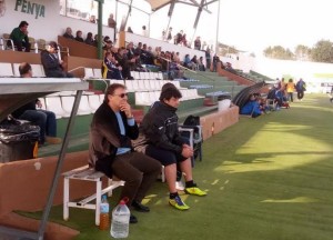 Mario Ormaechea, en el banquillo de Santa Eulària