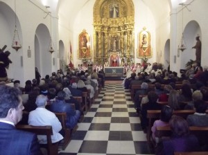 Imagen del interior de la iglesia de es Puig de Missa