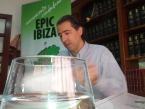 Toni Villalonga, portavoz del Movimiento Ciudadano EPIC, en una imagen de archivo. 