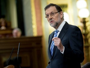 Mariano Rajoy, presidente del Gobierno, durante el debate del estado de la Nación. Foto: PP