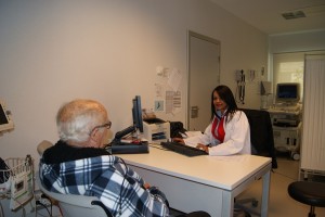 Una imagen de una consulta de cardiología en el hospital de Formentera. Foto: Área de Salud de Ibiza y Formentera.