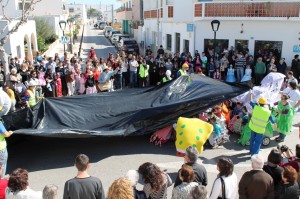 Las posibles consecuencias de las prospecciones petrolíferas tuvieron presencia en el Carnaval. Fotos: G. R.