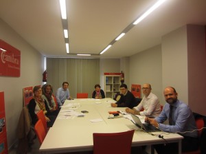 En la imagen, los participantes en esta mesa de trabajo. 