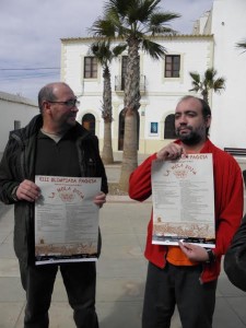 Joaquín Domínguez i David Costa,  de la Comissió de Festes de la Mola. Foto: Guillem Romaní